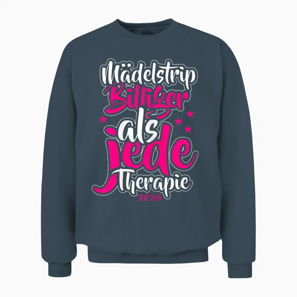 Girls' Trip Women's Trip 2026 Girls' Strip Unisex Sweatshirt in Dark Heather