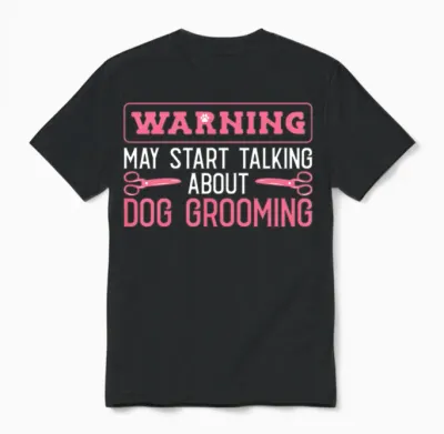 Dog Groomer Dog Grooming Unisex T-Shirt - Black
