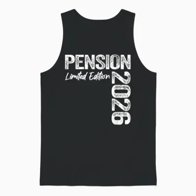 Pension 2026 Unisex Tank Top - Black