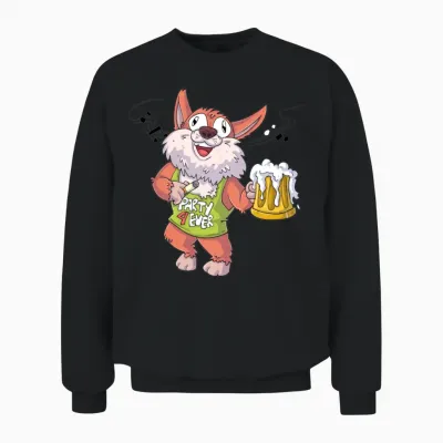 Party Dog / Dog Party Unisex Sweatshirt - Black