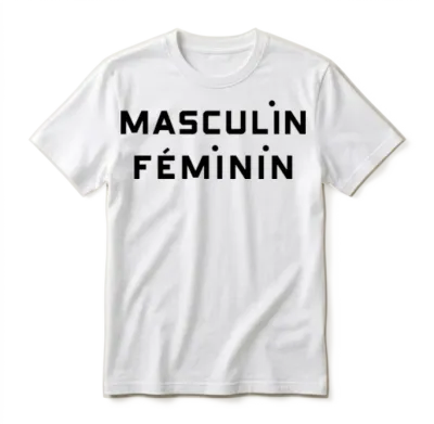 Masculin Féminin Unisex T-Shirt - White