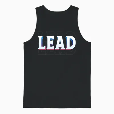 Retro - Lead Unisex Tank Top - Black