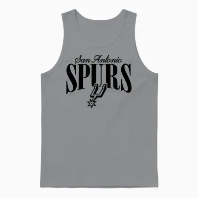 Nba – San Antonio Spurs Logo Arch Unisex Tank Top - Sport Grey