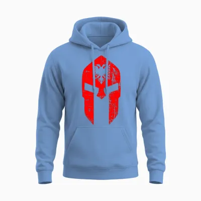 Albanien Geschenk Flagge Albania Vintage Albaner Kosovo Unisex Hoodie - Carolina Blue