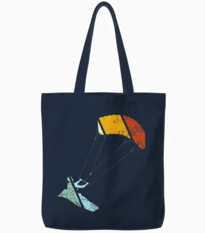 Kite Retro Tote Bags - Navy