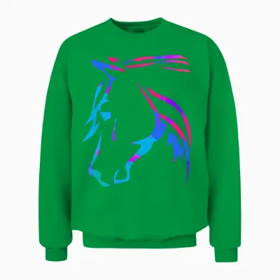Horse | Equestrian | Equine | Horses | Horseriding Unisex Sweatshirt - Irish Green