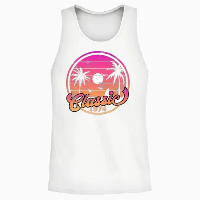 1974 Vintage Unisex Tank Top - White