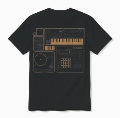 J Dilla Essentials Unisex T-Shirt - Black