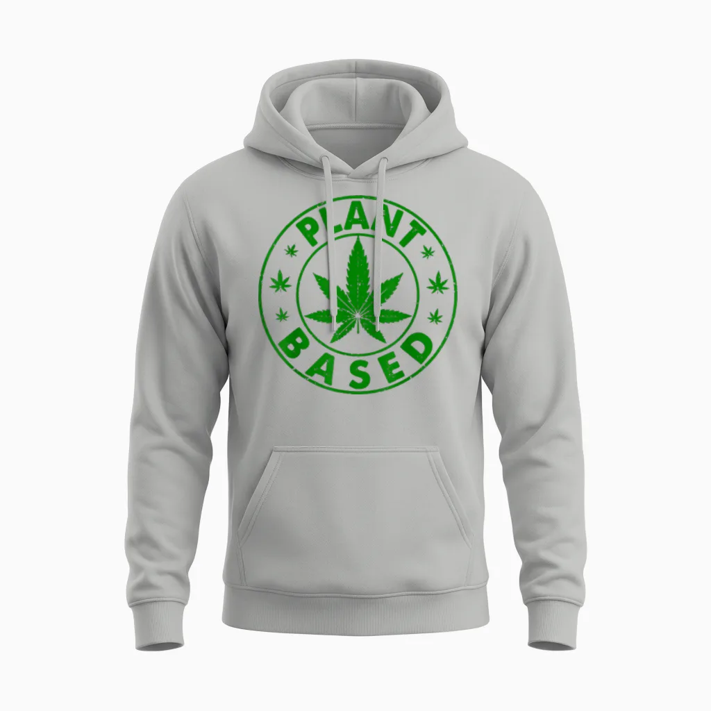 Plant Weed Kostüm Cannabis Marihuana Grower 420 Unisex Hoodie in Ash