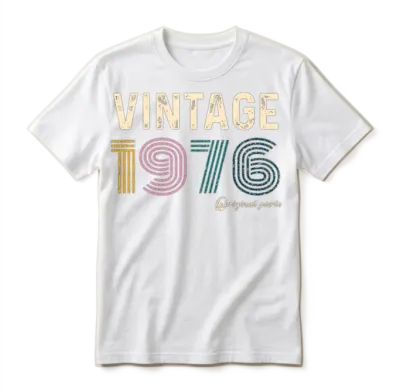 48 Year Old Gifts Vintage 1976 Limited Edition. Unisex T-Shirt - White