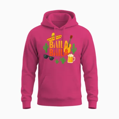 Baila Baila Krause Liad Für D Wiesn Oimara Wackelkontakt Unisex Hoodie - Heliconia