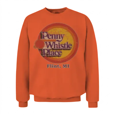 Penny Whistle Place Unisex Sweatshirt - Orange