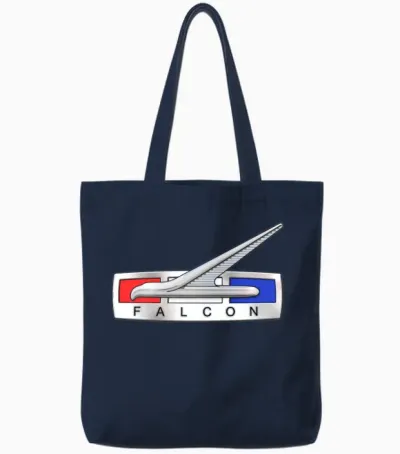Ford Falcon Tote Bags - Navy