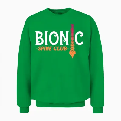 Bionic Spine Club Unisex Sweatshirt - Irish Green