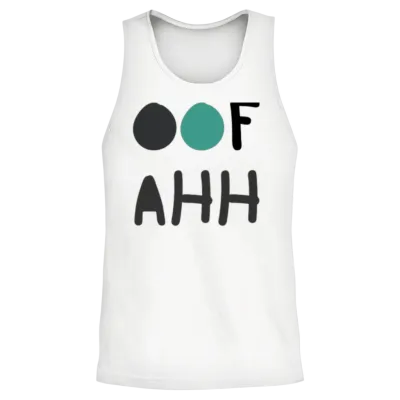 Funny Goofy Ahh Unisex Tank Top - White