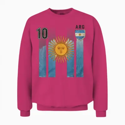 Argentine Tshirt Hommes Argentine Drapeau Tenue Unisex Sweatshirt - Heliconia