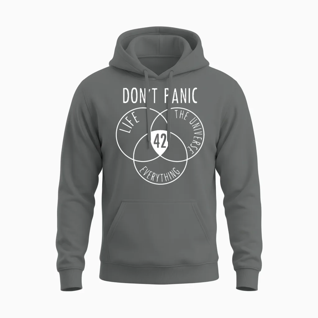 42 Unisex Hoodie in Graphite Heather