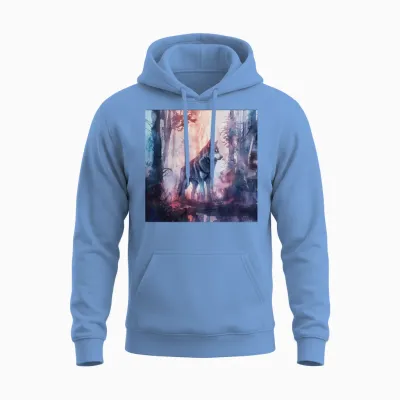 Dog Unisex Hoodie - Carolina Blue