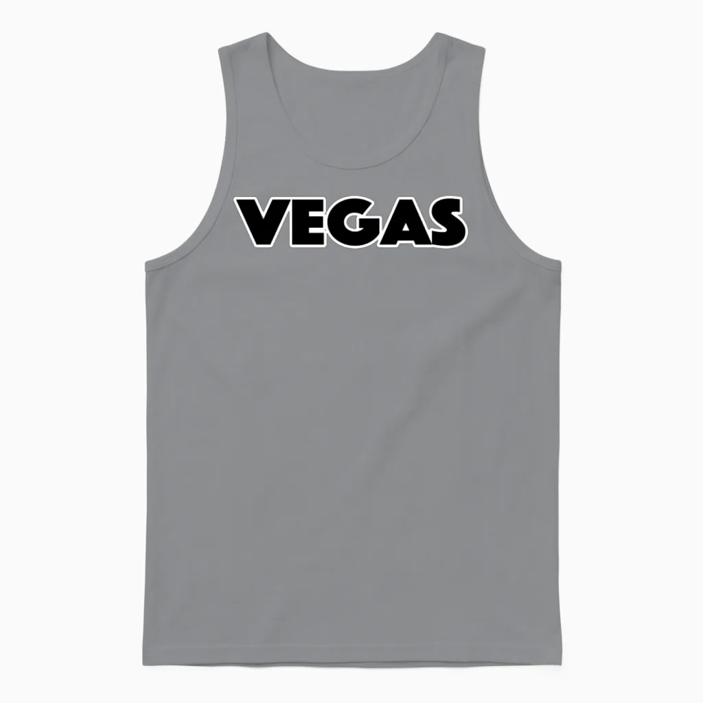 Las Vegas Unisex Tank Top in Sport Grey