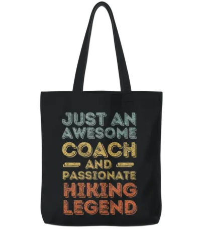 Coach Hiking Legend Retro Tote Bags - Black