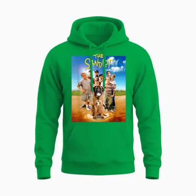 The Sandlot Movie Poster 90s Unisex Hoodie - Irish Green