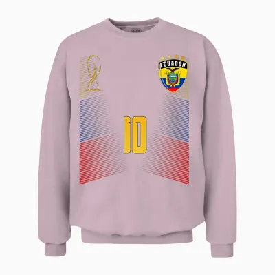 Ecuador Flag Ecuadorian Pride Lovers Unisex Sweatshirt - Light Pink