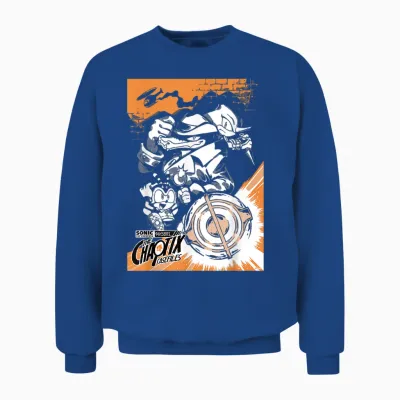 Sonic the Hedgehog Chaotix Casefiles Main Art Unisex Sweatshirt - Royal