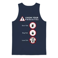 Anti-Trump Shirt Different Kinds of Tick Unisex Tank Top - Navy – 1