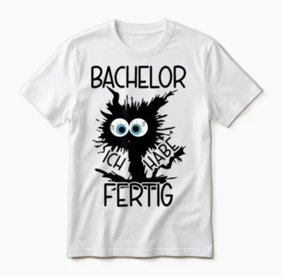 Bachelor Geschafft 2024 T-Shirt, Gray Unisex T-Shirt - White
