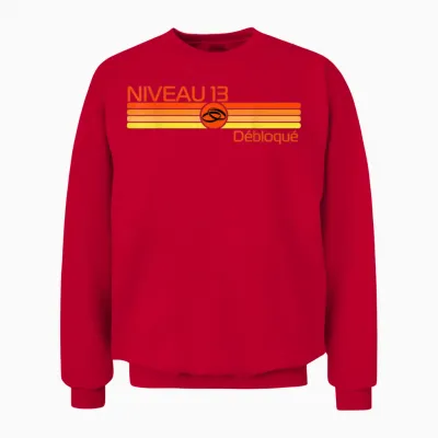 13 Years Wedding Gift – Lily of the Valley Wedding Unisex Sweatshirt - Red