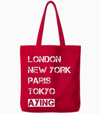 Meine Heimat Aying! Geburtsort & Heimatliebe Aying Tote Bags - Red