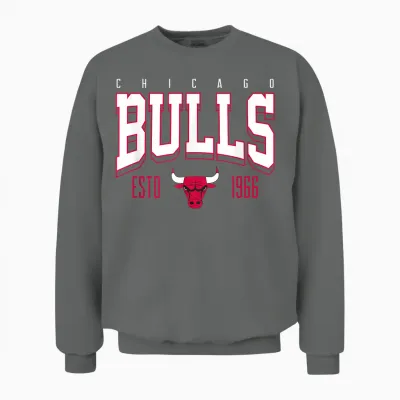 Offizieller Nba-Wettkampf Der Chicago Bulls Getestet Unisex Sweatshirt - Graphite Heather