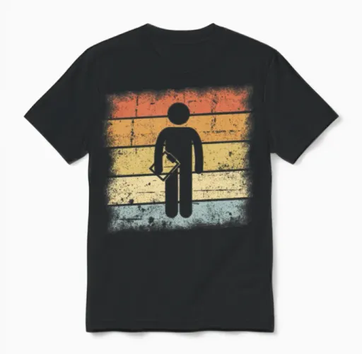 Coach Trainer Retro Unisex T-Shirt in Black