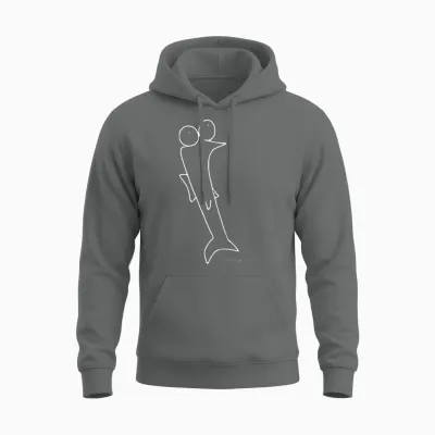 Roach - Piscis Rutilus Unisex Hoodie - Graphite Heather