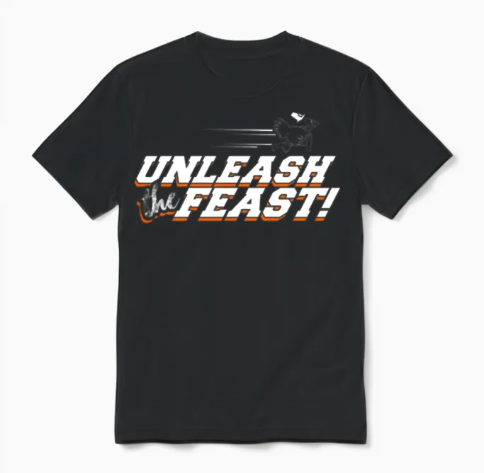 Thanksgiving, Thanksgiving Day Tshirt,unleash Unisex T-Shirt in Black