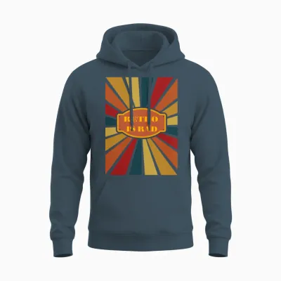 Retro Is Rad Unisex Hoodie - Dark Heather