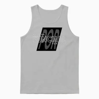 Funchal Portugal Performance - Funchal Madeira Portugal Unisex Tank Top - Ash