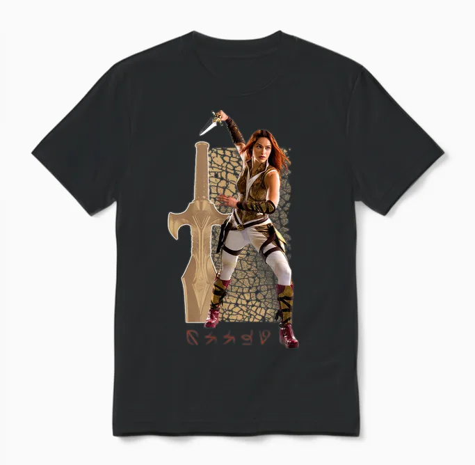 Masters of the Universe Teela Mit Schwert Unisex T-Shirt in Black