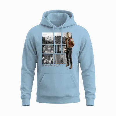 Resident Evil Requiem Grace Bp Unisex Hoodie - Light Blue