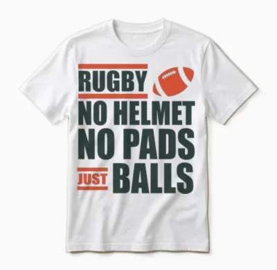 Rugby Unisex T-Shirt - White
