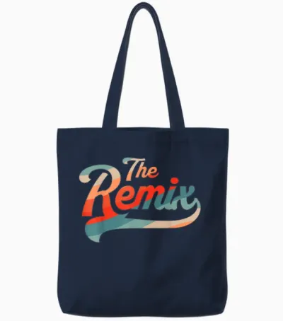 Vater Sohn Partnerlook the Original the Remix Outfit Tote Bags - Navy