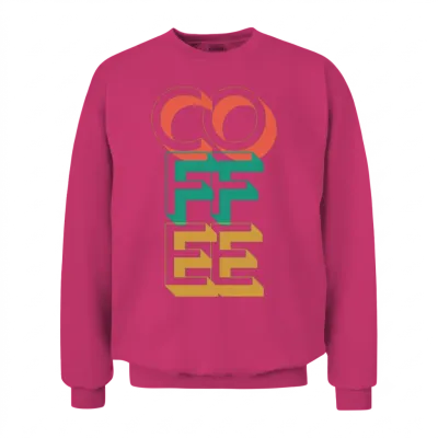 Retro Coffee Unisex Sweatshirt - Heliconia