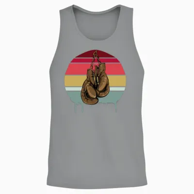 Boxing Gloves Retro Unisex Tank Top - Sport Grey