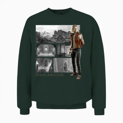 Resident Evil Requiem Grace Fp Unisex Sweatshirt - Forest