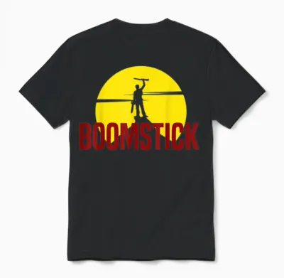 This Is My Boomstick Shotgun Dead Red T-Shirt Evil T-Shirt, Black Unisex T-Shirt - Black