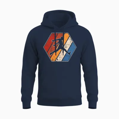 Parkour Retro Unisex Hoodie - Navy