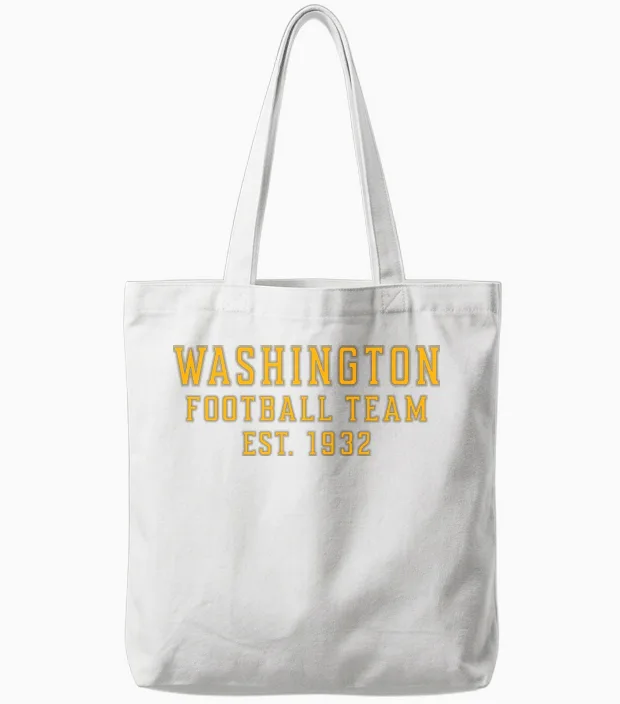 Washington Football Team Tote Bags in White