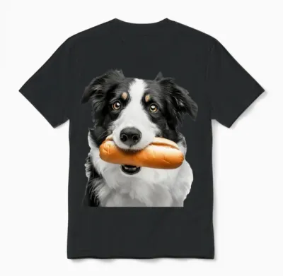 Border Collie Unisex T-Shirt - Black