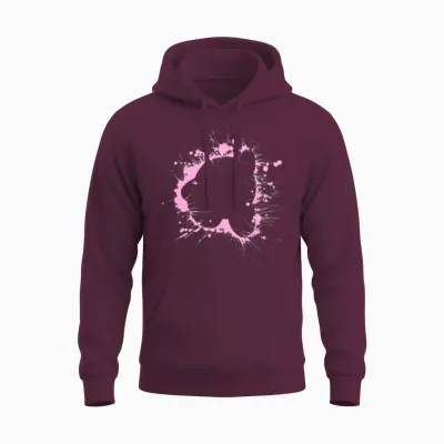 Kirby Splash Unisex Hoodie - Maroon