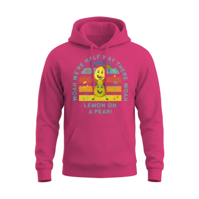 Lemon on a Pear Funny Unisex Hoodie - Heliconia